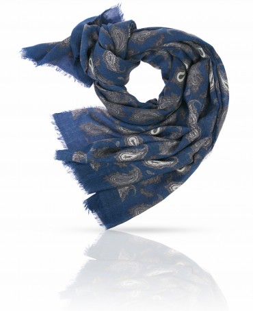 Палантин Унисекс W70.TW4-SK140/BLUISH